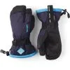 Hestra Gaunlet C-Zone 3- Fingerhandschuhe Dark Navy / Turquise Kinder -Negozio Al Dettaglio Ski 114568 395 885 02