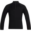 Icebreaker 260 Tech LS Half Zip Funktionsshirt Lang Black Kinder -Negozio Al Dettaglio Ski 131911 323 033 02
