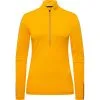 Kjus Motion Half-Zip Skishirt Gold Honey Yellow / Black Damen -Negozio Al Dettaglio Ski 192421 878 669 02