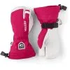 Hestra Army Leather Heli Ski 3- Fingerhandschuhe Fuchsia Kinder -Negozio Al Dettaglio Ski 195226 395 585 04