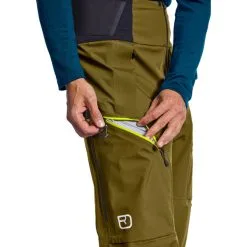 Ortovox 3L Guardian Shell Skihose Green Moss Herren -Negozio Al Dettaglio Ski 237606 814 740 01 c
