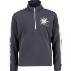 CMP Girl Sweat Arctic Fleece Zip Skishirt Titanio Kinder