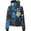 Rehall Willow-R-jr. Skijacke Floral Lime Kinder -Negozio Al Dettaglio Ski 252528 331 818 01
