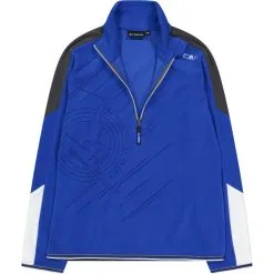 CMP Boy Sweat Arctic Fleece Half-Zip Skishirt Royal Kinder -Negozio Al Dettaglio Ski 254536 323 845 01 c