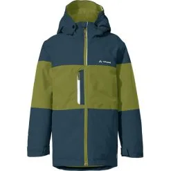 Vaude Snow Cup Skijacke Dark Sea / Avocado Kinder