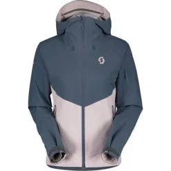 Scott Explorair 3L Hardshelljacke Metal Blue / Sweet Pink Damen