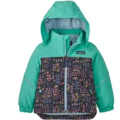 Patagonia Baby Snow Pile Skijacke Wandering Woods / Ink Black Kinder