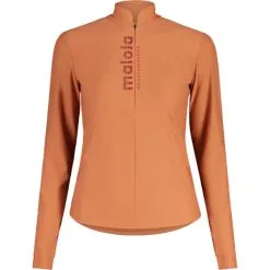 Maloja WaldkrautM. Langarmshirt Rosewood Damen