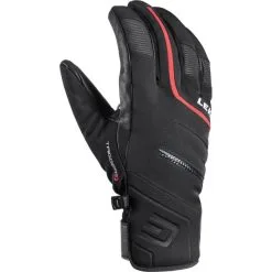 Leki Falcon 3D Fingerhandschuhe Black / Red
