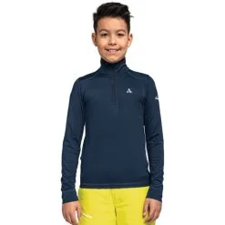 Schöffel Napoli2 Skishirt Navy Blazer Kinder -Negozio Al Dettaglio Ski 319197 323 884 03 b