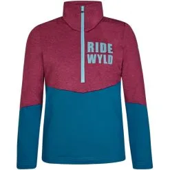 Ziener Jokka Jun Skishirt Purple Plum Kinder