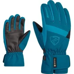 Ziener Leif GTX Glove Junior Fingerhandschuhe Blue Sea Kinder