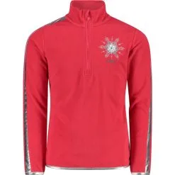 CMP Girl Arctic Fleece Star Skishirt Begonia Kinder