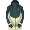Scott Ultimate Dryo Skijacke Aruba Green / Pale Yellow Damen -Negozio Al Dettaglio Ski 330884 821 796 06
