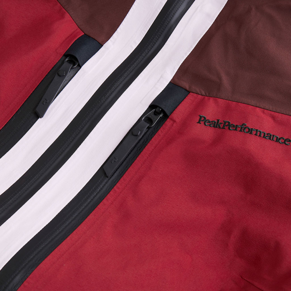Peak Performance Gravity Gore-Tex Skijacke Cold Blush / Sapote / Rouge Red Damen 6 Peak Performance Gravity Gore-Tex Skijacke Cold Blush / Sapote / Rouge Red Damen - immagine 4