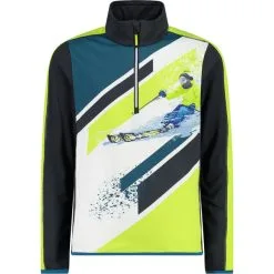 CMP Boy Sweat Softech Fleece Skishirt Antracite / Deep Lake Kinder